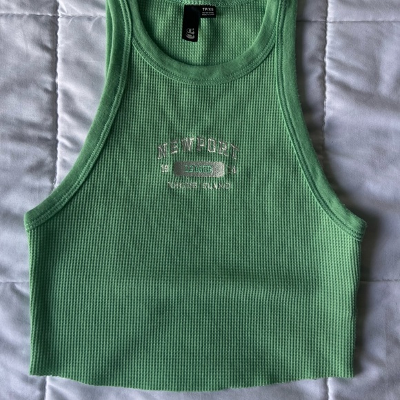 Garage Waffle knit Newport Racerback Tank π±πβπ©π - Picture 1 of 4